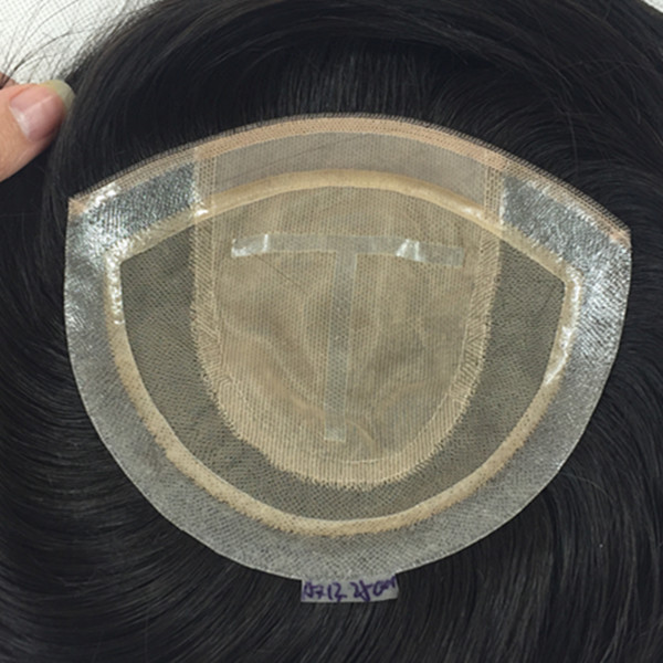 Toupee hair for women,female toupee  human hair natural color hidden knots silk base toupee in stock.HN190